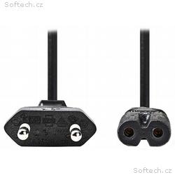NEDIS napájecí kabel 230V pro adaptéry, přípojný, 