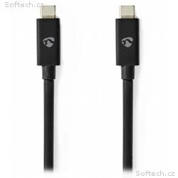 NEDIS kabel USB 4.0 Gen 3x2, zástrčka USB-C - zást
