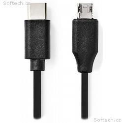 NEDIS kabel USB 2.0, zástrčka USB-C - zástrčka USB