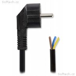 NEDIS napájecí kabel, zástrčka Typ F, úhlový - pří