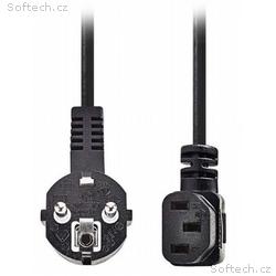 NEDIS napájecí kabel 230V, přípojný 10A, úhlový ko