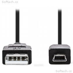 NEDIS kabel USB 2.0, zástrčka USB-A - 5pinová zást