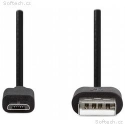 NEDIS kabel USB 2.0, zástrčka USB-A - zástrčka mic