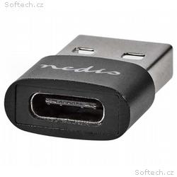 NEDIS adaptér USB, konektory USB 2.0 A – USB-C zás