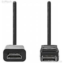 NEDIS kabel DisplayPort - HDMI, zástrčka DisplayPo