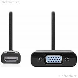 NEDIS HDMI redukční kabel, HDMI zástrčka - VGA zás
