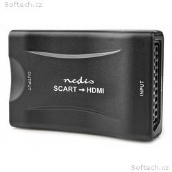 NEDIS převodník, SCART na HDMI, 1080p, s napájecím