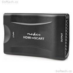 NEDIS převodník, HDMI na SCART, 1080p, s napájecím