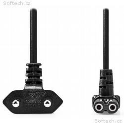 NEDIS napájecí kabel pro adaptéry, Euro zástrčka -