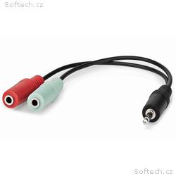 NEDIS redukce pro headsety, zástrčka 3,5mm jack - 