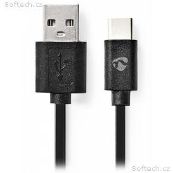 NEDIS kabel USB 2.0, zástrčka USB-C - zástrčka USB