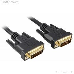PremiumCord DVI-D propojovací kabel, dual-link, DV
