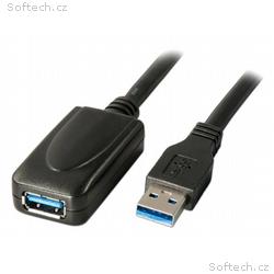 PremiumCord USB 3.0 repeater a prodlužovací kabel 