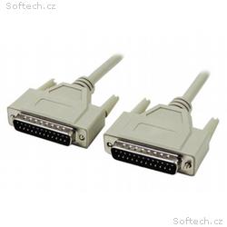PremiumCord Datový kabel 25M-25M 3m 25ž.
