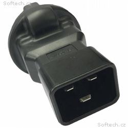 PremiumCord Adaptér IEC C20 male na CEE 7, 3 femal