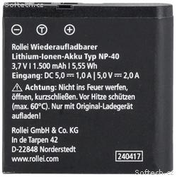 Rollei náhradní baterie pro fotoaparát Powerflex 1