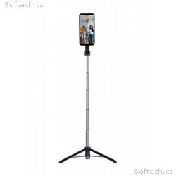 Rollei Magnetic smartphone selfie tripod, BT, Čern