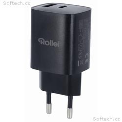 Rollei nabíjecí adapter, 1x USB-C, 1x USB-A, 30 W