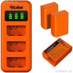Rollei nabíjecí set EN-EL25, 3ks baterie a nabíječ