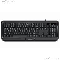 Genius KB-118 II, Drátová USB, CZ-SK layout, Černá
