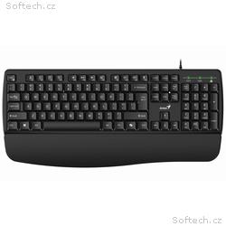 GENIUS KB-123, Drátová s předložkou, Copilot, USB,