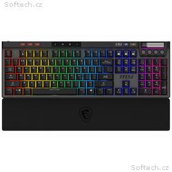MSI herní klávesnice STRIKE PRO Wireless Silent, b