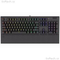 Endorfy Omnis Blue, Drátové USB-A, US layout, Čern