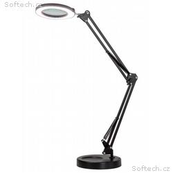 IMMAX LED stolní lampička ZOOM, s lupou, 12W, 5V, 