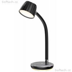 IMMAX LED stolní lampička PERLA, Qi nabíjení, 18W,