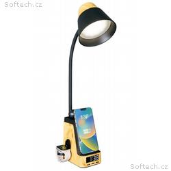 IMMAX LED stolní lampička IDEAL, Qi nabíjení, CCT,