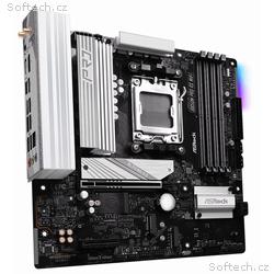 ASRock B850M Pro RS WiFi, AMD B850, AM5, 4x DDR5 D