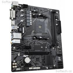 GIGABYTE A520M H, AMD A520, AM4, 2x DDR4, DVI-D, H