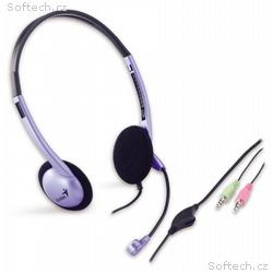 Genius headset HS-02B (stereo sluchátka + mikrofon