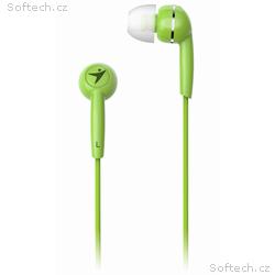GENIUS headset HS-M320, zelený, 4pin 3,5 mm jack
