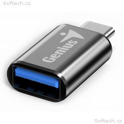 GENIUS ACC-C2A redukce z USB-C na USB-A, kovově še