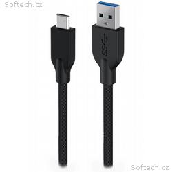 GENIUS nabíjecí kabel ACC-A2CC-3A, 100cm, USB-A na