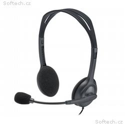 LOGITECH Headset Stereo H111, drátová sluchátka + 