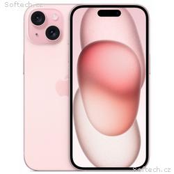 Apple iPhone 15, 128GB, Růžová