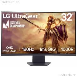 LG monitor 32GS60QC-B VA 31,5", 2560x1440, 180Hz, 
