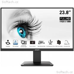 MSI PRO MP2412, 23,8", 1920x1080, VA, 1ms, 100Hz, 