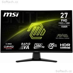 MSI MAG, 274CXF, 27", VA, FHD, 280Hz, 0,5ms, Černá