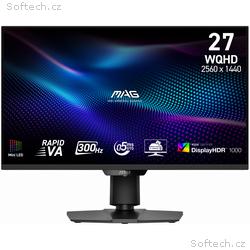 MSI MAG, 274QPF X30MV, 27", VA, QHD, 300Hz, 0,5ms,
