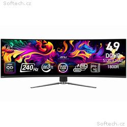 MSI MPG, 491CQPX, 49", QD-OLED, DQHD, 240Hz, 0,03m