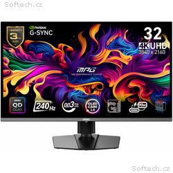 MSI MPG, 321URX, 31,5", QD-OLED, 4K UHD, 240Hz, 0,