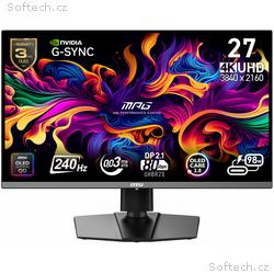 MSI MPG, 272URX, 26,5", QD-OLED, 4K UHD, 240Hz, 0,