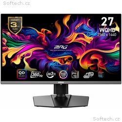 MSI Gaming MPG 271QRX QD-OLED, 26,5", 2560x1440, O