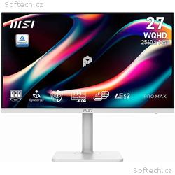 MSI monitor PRO MAX 271QPHW E14, 27" IPS2560 x 144