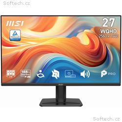 MSI Pro, MP275Q E14, 27", IPS, QHD, 144Hz, 1ms, Če