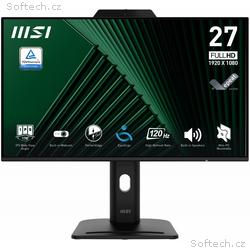 MSI PRO MP272PMG, 27", 1920x1080, IPS, 4ms, 120Hz,