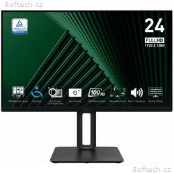 MSI Pro, MP245PG, 23,8", IPS, FHD, 100Hz, 1ms, Čer